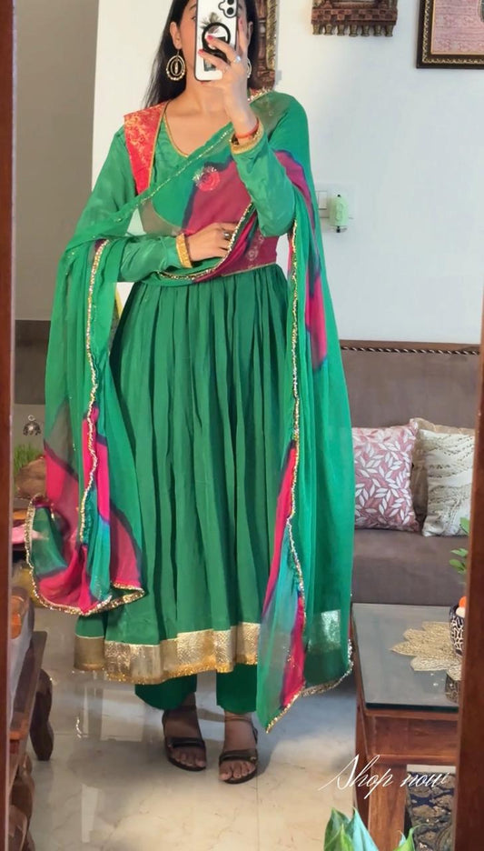 Heer Floral Anarkali Suit Set | Festive Anarkali Suit For Every Dreamy Look