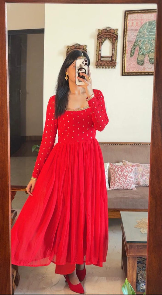 Ruhani Anarkali Suit Set | Festive Collection Anarkali Suit Set Perfect For Special Events